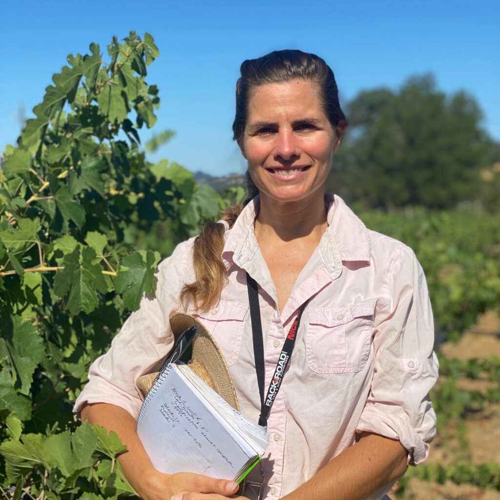 Viticulturist Jennifer Rohrs